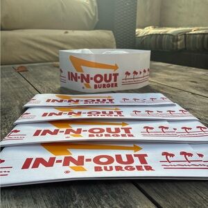 In-N-Out Burger Paper Hats